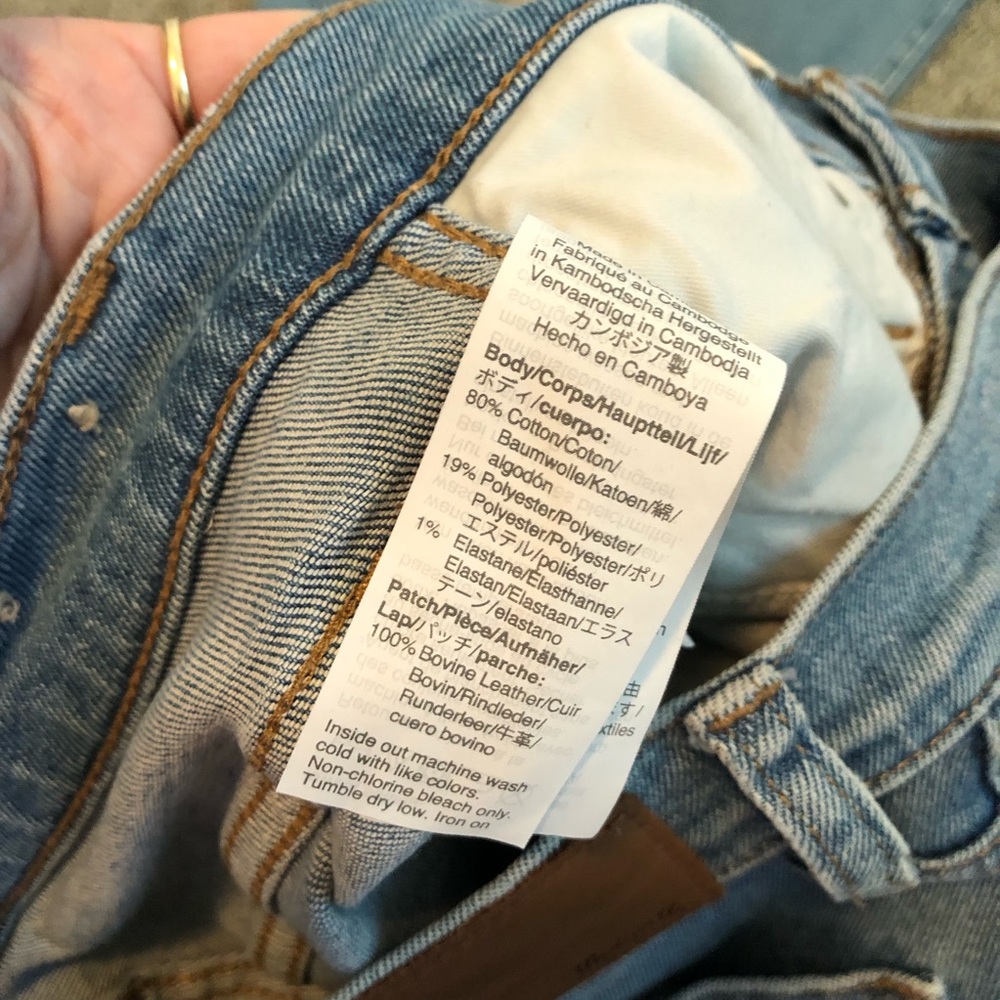 Madewell 10 inch high rise skinny jeans size 24 - Picture 5 of 6